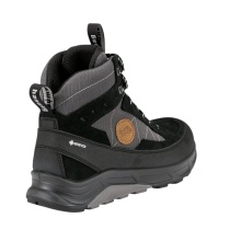 Hanwag Wanderschuhe Rotpunkt Light MID GTX (Veloursleder/Synthetik, wasserdicht) schwarz/anthrazitgrau Damen