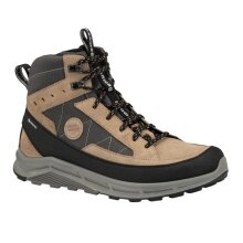Hanwag Wanderschuhe Rotpunkt Light MID GTX (Veloursleder/Textil, wasserdicht) braun/anthrazitgrau Herren