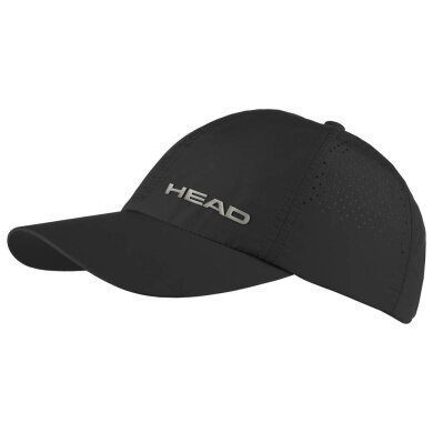 Head Cap Tennis Pro Player (UV-Schutz, Klettverschluss) 2026 schwarz Kinder - 1 Stück