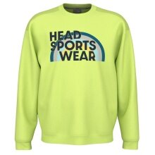 Head Pullover Rally Crewneck (Mischgewebe) limegelb Herren