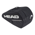 Head Racketbag Base Padel Bag M (Schlägertasche, 2 Hauptfächer) schwarz 6er