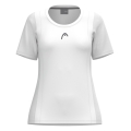 Head Tennis-Shirt Club 25 Tech (Moisture Transfer Microfiber Technologie) weiss Mädchen