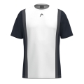Head Tennis-Tshirt Club 25 Tech (feuchtigkeitsabsorbierend) 2025 weiss/navyblau Herren