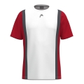 Head Tennis-Tshirt Club 25 Tech (feuchtigkeitsabsorbierend) 2025 rot/weiss Herren