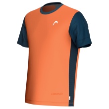 Head Tennis-Tshirt Slice (feuchtigkeitsabsorbierend) 2025 orange/navyblau Herren