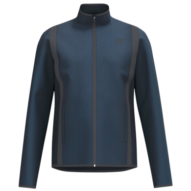 Head Tennisjacke Club 25 Full Zip (Moisture Transfer Microfiber Technologie) 2025 navyblau Herren