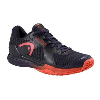 Head Tennisschuhe Sprint Pro 4.0 Clay/Sandplatz 2025 dunkelblau/rot Herren