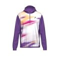 Head Kapuzenpullover Topspin Hoodie (Half-Zip, 100% Polyester) 2026 purple/weiss Herren