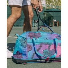 Head Tennistasche Tour Duffle Bag L Palm Tree Crew Edition (großes Hauptfach, Schlägerfach) blau/violett