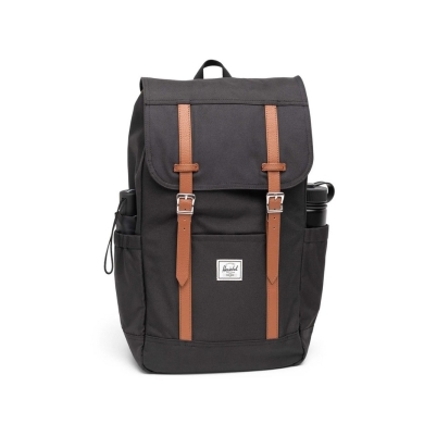 Herschel Alltags-Rucksack Retreat™ - schwarz/braun 23 Liter