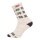 HomeOfSocks Wollsocke Skandinavisch Thick Flag Norwegen ecru/anthrazitgrau - 1 Paar
