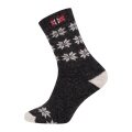 HomeOfSocks Wollsocke Skandinavisch Thick Flag Norwegen anthrazitgrau - 1 Paar