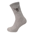 HomeOfSocks Wollsocke Yak Crew hellgrau - 1 Paar