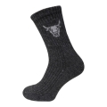 HomeOfSocks Wollsocke Yak Crew anthrazitgrau - 1 Paar