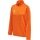 hummel Sport-Langarmshirt hmlCORE XK Half-Zip Sweat (Polyester-Sweatstoff) orange Damen