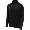 hummel Sport-Langarmshirt hmlCORE XK Half-Zip Poly Sweat (Polyester-Sweatstoff) schwarz Herren