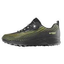 Icebug Winter-Trail-Laufschuhe NewRun BUGrip GTX (BOA® Fit System, wasserdicht, mit Spikes) schwarz/poison Herren