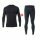 Iron-IC Funktionsunterwäsche-Set (Hose + Langarmshirt) Thermic schwarz Herren
