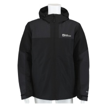 Jack Wolfskin Winterjacke Jasper (sehr wasser- und winddicht, atmungsaktiv) schwarz Herren