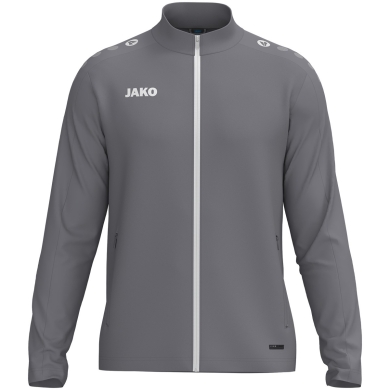 JAKO Freizeitjacke One (100% rec. Polyester) grau Herren
