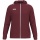 JAKO Kapuzenjacke One (Innenseite aus Micro-Fleece, 100% rec. Polyester) bordeauxrot Kinder