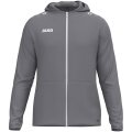 JAKO Kapuzenjacke One (Innenseite aus Micro-Fleece, 100% rec. Polyester) grau Herren