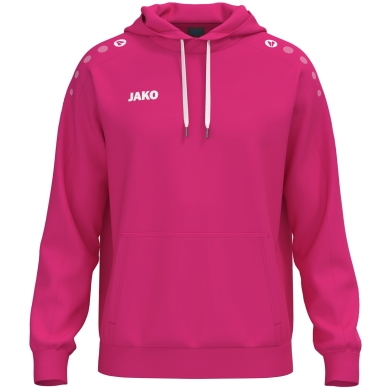 JAKO Kapuzenpullover One Sweat (Baumwolle-Mischung) pink Kinder