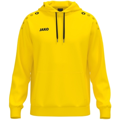 JAKO Kapuzenpullover One Sweat (Baumwolle-Mischung) gelb Kinder