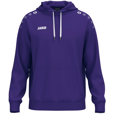 JAKO Kapuzenpullover One Sweat (Baumwolle-Mischung) violett Kinder