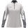 JAKO Langarmshirt Ziptop Dynamic (rec. Polyester, elastisches Material) hellgrau/weiss/grau Damen