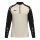JAKO Langarmshirt Ziptop Sonic (rec. Polyester, weiches Tragegefühl) beige/schwarz Herren