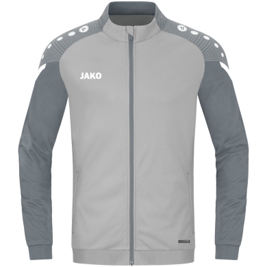JAKO Polyesterjacke Performance (Matt-Polyester-Tricot) hellgrau Kinder