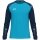 JAKO Sport-Langarmshirt Sonic Sweat (schnelltrocknend, strapazierfähig) aquablau/marineblau Herren
