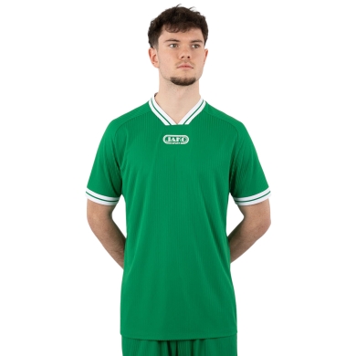 JAKO Sport-Tshirt Retro Trikot (V-Ausschnitt, atmungsaktiv) kurzarm grün/weiss Herren