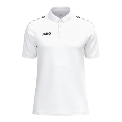 JAKO Sport-Polo One Cotton (Baumwolle-Mischung) weiss Herren