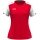 JAKO Sport-Shirt Dynamic (100% rec.Polyester) rot/weiss/dunkelrot Damen