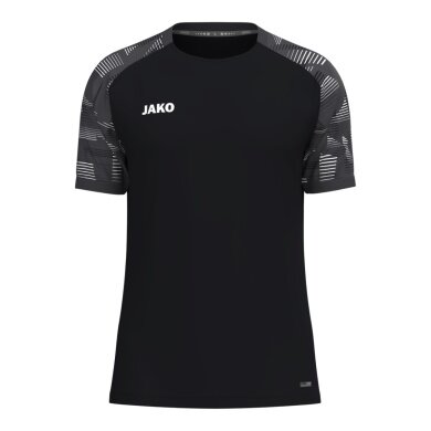 JAKO Sport-Tshirt Sonic (atmungsaktiv, strapazierfähig) schwarz/anthrazitgrau Herren