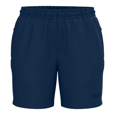 JAKO Sporthose (Webshort) One (Seitentaschen mit Reißverschluss) kurz navyblau Damen