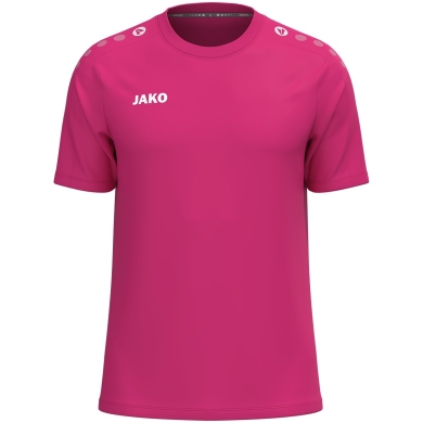 JAKO Sport-Tshirt One Cotton (Mischgewebe) rosa Herren