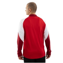 JAKO Trainingsanzug Polyester Dynamic (Jacke und Hose, sportiver Schnitt) rot/weiss/dunkelrot Herren