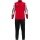 JAKO Trainingsanzug Polyester Dynamic (Jacke und Hose, sportiver Schnitt) rot/weiss/dunkelrot Kinder