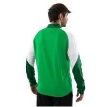 JAKO Trainingsanzug Polyester Dynamic (Jacke und Hose, sportiver Schnitt) grün/weiss/dunkelgrün Herren