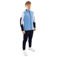 JAKO Trainingsanzug Polyester Dynamic (Jacke und Hose, sportiver Schnitt) himmelblau/weiss/marineblau Herren