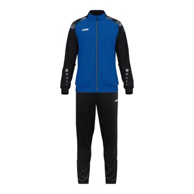 JAKO Trainingsanzug (Polyesteranzug) Sonic - 100% rec. Polyester - royalblau/schwarz Jungen
