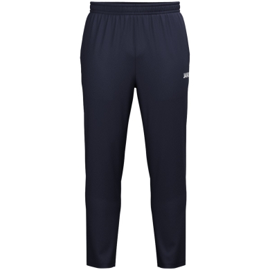 JAKO Trainingshose One Webhose (Seitentaschen mit Reißverschluss) lang marineblau Kinder