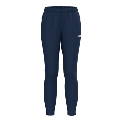 JAKO Trainingshose One (Seitentaschen mit Reißverschluss) lang marineblau Damen