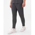 JAKO Trainingshose Power (Stretch-Knit-Polyester, Seitentaschen mit Reißverschluss) lang anthrazitgrau Herren