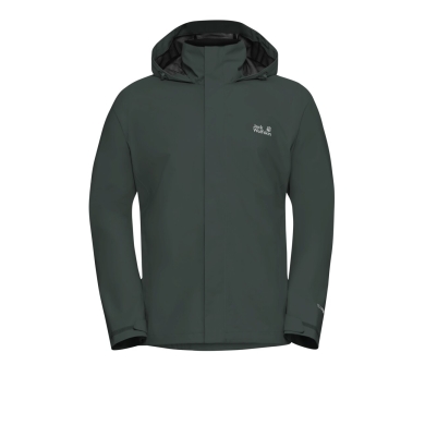 Jack Wolfskin Regenjacke Trailtime 2-Lagen (wasserdicht, atmungsaktiv) 2026 palm grün Herren
