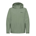 Jack Wolfskin Regenjacke Trailtime 2-Lagen (wasserdicht, atmungsaktiv) hellgrün Herren