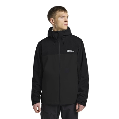 Jack Wolfskin Regenjacke Weiltal 2-Lagen (leicht, wasserdicht, atmungsaktiv) 2025 phantomgrau Herren